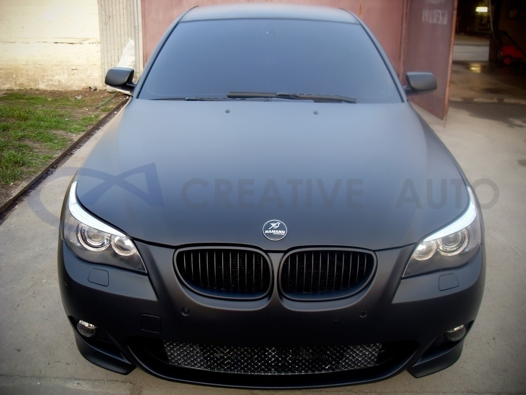 Черный мат BMW M5