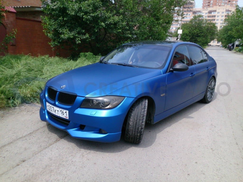 Синий матовый металлик BMW M3